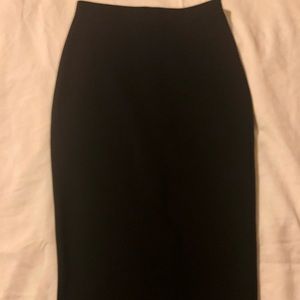 Cameo C/MEO Collective Black Neoprene Pencil Skirt